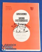 1976/77 Dundalk v PSV Eindhoven European Champions Cup programme 15 September 1976; good. (1)