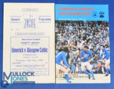 1960 Limerick v Glasgow Celtic Charity match programme 24 May 1960: 1981/82 Limerick Utd v