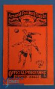 1934 The Battle of Highbury England v Italy (World Cup champions) international match programme 14