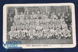 1914/1915 WBA team photo postcard by Shakespeare Press, with rounded corners; fair. (1)