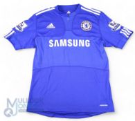 2009/10 Sam Hutchinson No 41 Chelsea match issue home football shirt with Premier League shoulder