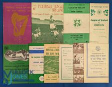 Collection of inter-league match programmes to include 1949 FL of Ireland v Irish FL, 1951 FL of