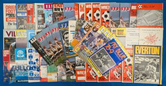 Collection of football programmes good variation with many clubs including Stoke City,