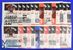 1962/63 Manchester United home football programmes (27) includes nos 1-15, 17-28, some appear with