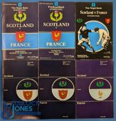 1978-88 Scotland v France Rugby Programme (6): A splendid Scottish sixsome across a decade, all in