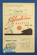 1966 Glentoran v Everton (FAC holders) friendly match programme 8 August 1966; neat team changes,