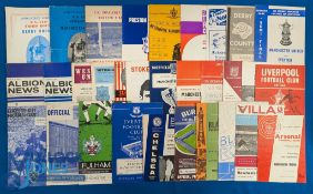 1965/66 Manchester Utd complete league season home match programmes (21) tokens intact; complete