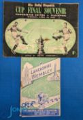 1948 FAC final Manchester Utd v Blackpool 'A Lancashire Wembley' illustrated souvenir by Wyndmlll