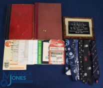 Ted Burgin Scrapbooks Ampersand Memorabilia - Scrapbook 1 containing late 1940s and 1950s