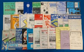 Selection of football programmes 1955/56 Skegness v Scunthorpe Utd (Lincs. League Cup s/f), 1957/