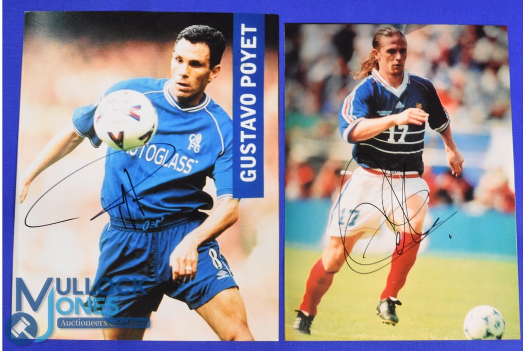 Selection of Signed football photographs (14) features Paul Ince, Ray Parlour, M Carrick, M - Image 3 of 8