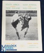 1960 v NZ All Blacks 3rd Test Rugby Programme: No less than 56pp in this fine edition from the