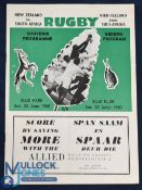 1960 South Africa v NZ All Blacks 1st Test Rugby Programme: Fine 28pp issue from the Ellis Park,