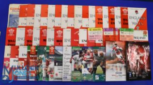 Wales and England Rugby Programmes 1952-2015 (48): The issues from Twickenham or Cardiff (inc THAT