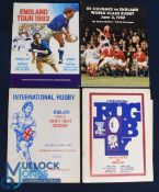 1982 England in N America Rugby Programmes (4): Fine and unusual (often explanatory, for their new