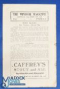 1948/49 Linfield v Derry City match programme 19 February 1949, 4 pager, creases, handling wear,