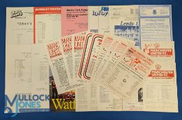 Manchester Utd programmes in the FA Youth Cup homes 1974/75 Port Vale, 1975/76 Derby County,