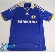 Chelsea 2008 home football shirt Adidas, Samsung, in blue, short sleeve, size S