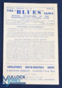 War League North 1944/45 Birmingham City v WBA 4 page match programme 24 February 1945; centre fold,