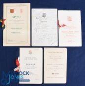 1932-1939 Rugby Dinner Menus (5): Splendid selection, Durham v Warwickshire, Co. Champs Semi,