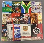 1997 British & I Lions in S Africa Rugby Programme Set (13): Full set of near-mint issues from the