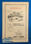 1950/51 Middlesbrough v Manchester Utd Div. 1 match programme23 September 1950 at Ayersome Park;