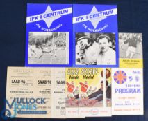 Selection of Sweden programmes 1959 AIK Stockholm v IFK Gothenburg, 1961 Kamraterna v Malmo, 1962