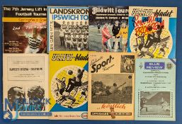 Selection of programmes to include 1959/60 FC St. Pauli v Blackburn Rovers (Lipphardts Sport, 17 May