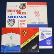 1966 British & I Lions in NZ Rugby Programmes (5): v NZ 2nd test, Manawatu-Horowhenua, Auckland,