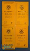 1946, 47, 51 & 53 Scotland v Ireland Rugby Programmes (4): 'Victory' match 1946 is from the later