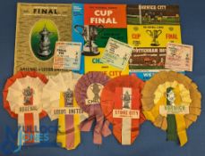 Cup Final Football Selection, programmes, rosettes and tickets (11) features 1972 FA Cup Final