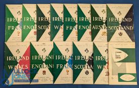 1955-60 Every Ireland Home Rugby Programme (14): The bigger magazine-style issues from the first,