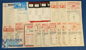 Manchester Utd programmes in the Lancashire Youth Cup homes 1975/76 Manchester City (s/f), 1976/77