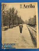 1956/57 European Cup Atletico Bilbao v Manchester Utd newspaper Arriba dated 16 January 1957 (day of