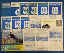 Selection of Dundee home match programmes 1952/53 Clyde (SLC), 1960/61 Rangers (SC), 1962/63