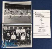 1959/60 Action photo from the Leeds Utd v Burnley match 22 August 1959 shows Ray Pointer (Burnley)as