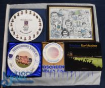 Shrewsbury Town Football Collectables: a mixed lot to include enamel football badges, keyring 1996