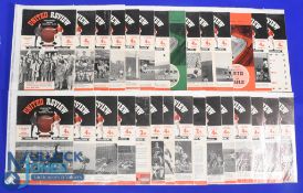 1961/62 Manchester United home football programmes (28) features nos 1-4, 6-29, incl Liverpool v