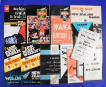1963-93 Tours from or to NZ Rugby Programmes (13): Programmes involving NZ on tour, or games
