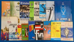 Selection of European Competition Cup Final match programmes to include European Cup /Champions