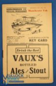 1948/49 Middlesbrough v Manchester Utd Div. 1 match programme 27 November 1948; good. (1)