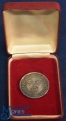 1970-71 Rugby League 'League Leaders' Medal: Boxed, hallmarked silver, circular official issue