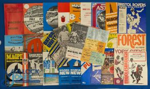 1974/75 Manchester Utd complete Div. 2 league season aways (22) including Oldham Athletic (2 cover