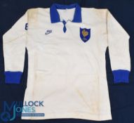 1985 Jacques Gratton's Match worn France Rugby Jersey: White FFR issue, Nike make, XL for the