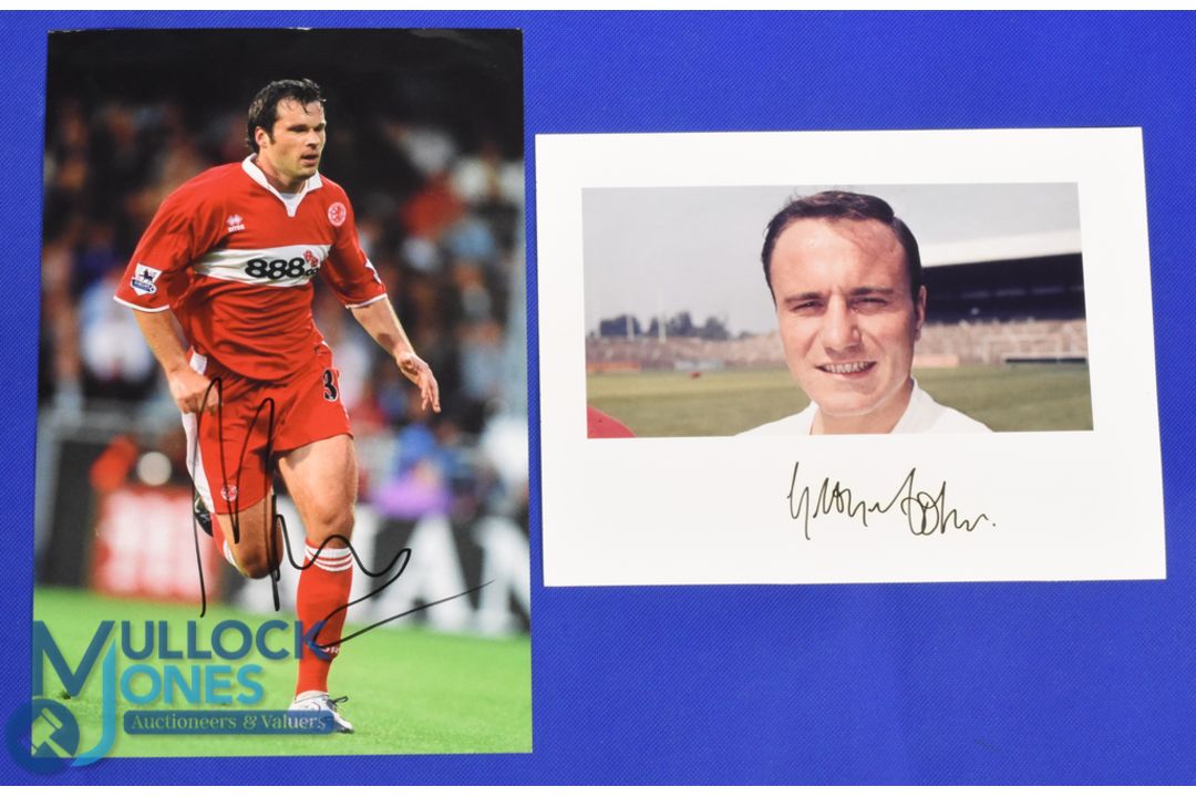 Selection of Signed football photographs (14) features Paul Ince, Ray Parlour, M Carrick, M - Image 7 of 8