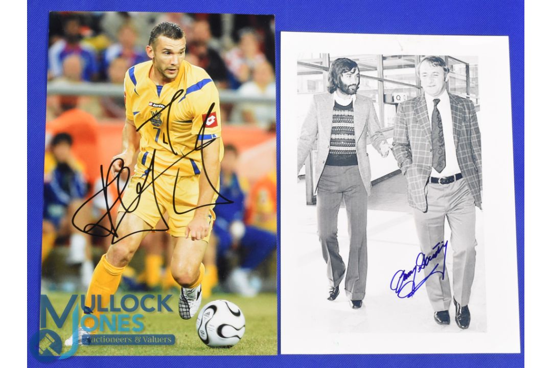 Selection of Signed football photographs (14) features Paul Ince, Ray Parlour, M Carrick, M - Image 5 of 8