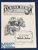 1945 West Bromwich Albion England v Wales international match programme at The Hawthorns 20