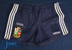 1997 British & I Lions, Gregor Townsend's Signed Blue Training Shorts: Fully logoed, washed & signed