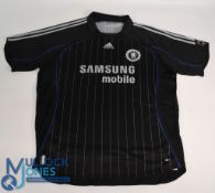 Chelsea 2006 away football shirt Adidas, Samsung Mobile, in black, short sleeve, size 2XL