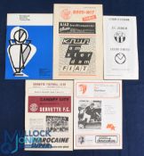 Selection of match programmes 1960/61 Young Boys Berne v Limerick (European Cup) 5 October, 1969/